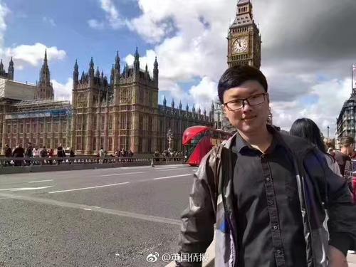 中國僑網(wǎng)失聯(lián)中國留學生(圖片來源:英國僑報微博)