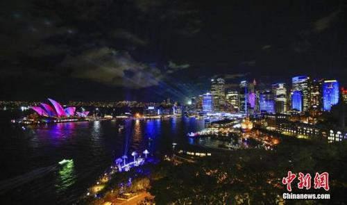 中國僑網(wǎng)資料圖為澳大利亞悉尼夜景,。中新社記者 姜長庚 攝