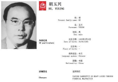 中國僑網(wǎng)胡玉興。(國際刑警組織中國國家中心局網(wǎng)站)