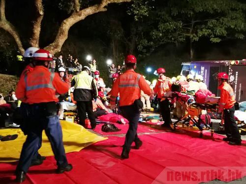 中國僑網救援現(xiàn)場,。圖片來源:香港電臺
