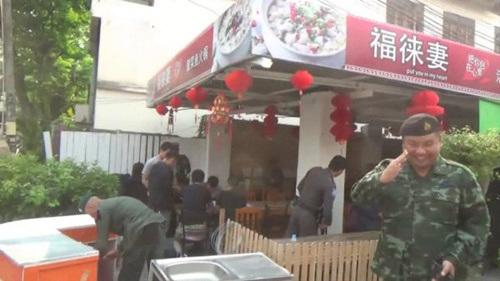 中國僑網(wǎng)涉案中餐館。(泰國《世界日報》資料圖)