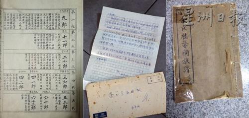 中國(guó)僑網(wǎng)翻開族譜還可以追溯到第一代的生平資料,。他們一直以來都有書信來往,。直至智能手機(jī)誕生,轉(zhuǎn)用微信聯(lián)絡(luò),繼續(xù)維持這段血緣關(guān)系,。(圖中),;余氏桂馨祠族譜是一本線裝書,,成疊紙張?jiān)缫褮埮f,,封面仍看見蠹魚啃食的痕跡。一頁(yè)又一頁(yè)記載了家族的歷史背景,,親疏關(guān)系一目了然,。(馬來西亞《星洲日?qǐng)?bào)》)