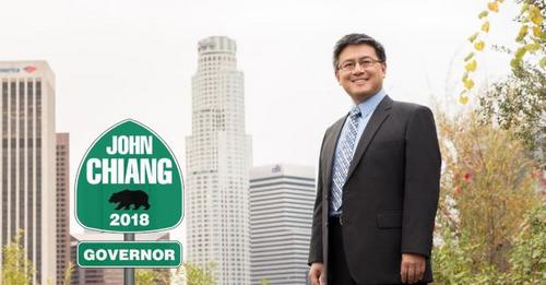 中國僑網(wǎng)競選加州州長的加州現(xiàn)任財務(wù)長江俊輝,,近來連續(xù)獲主流媒體背書支持,。(江俊輝競選辦公室提供)