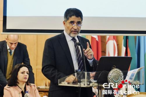 中國僑網(wǎng)世衛(wèi)組織東地中海區(qū)域辦事處主任艾哈邁德·曼達(dá)里(中央廣電總臺國際在線/米春澤 攝)