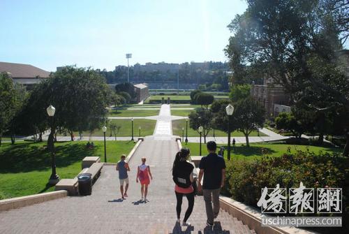 中國僑網(wǎng)美國加州大學(xué)洛杉磯分校(UCLA)。(美國《僑報》/李青蔚 攝)