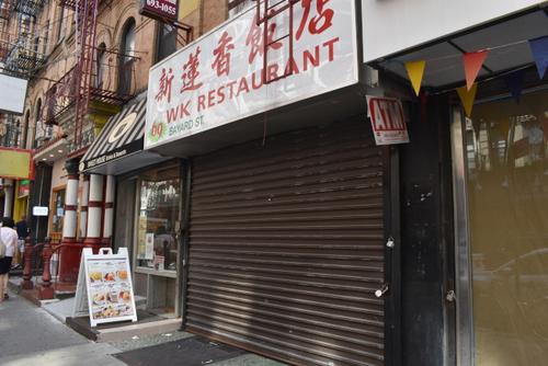 中國(guó)僑網(wǎng)在華埠經(jīng)營(yíng)了65年的新蓮香飯店不敵疫情關(guān)門。(美國(guó)《世界日?qǐng)?bào)》/顏嘉瑩 攝)