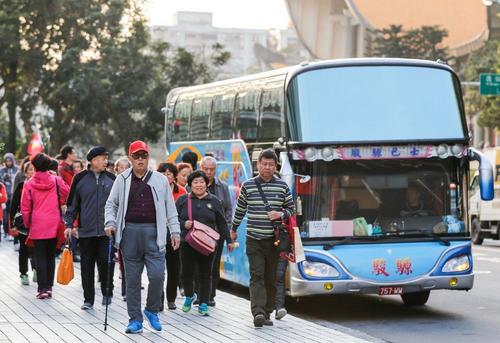 中國僑網(wǎng)赴臺觀光的陸客團(圖片來源:聯(lián)合新聞網(wǎng))