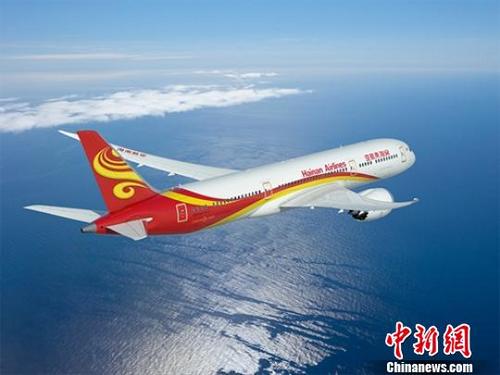 中國僑網(wǎng)成都往返紐約航線將采用波音B787夢想客機(jī)執(zhí)飛,。(資料圖) 鐘欣 攝