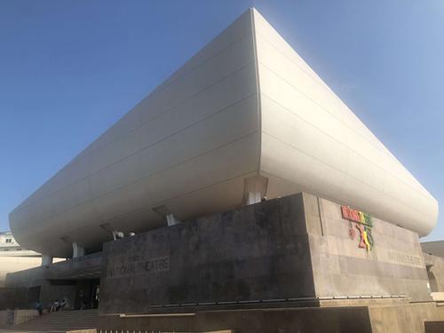 中國僑網(wǎng)中國援建的加納國家劇院,。郭芳 攝