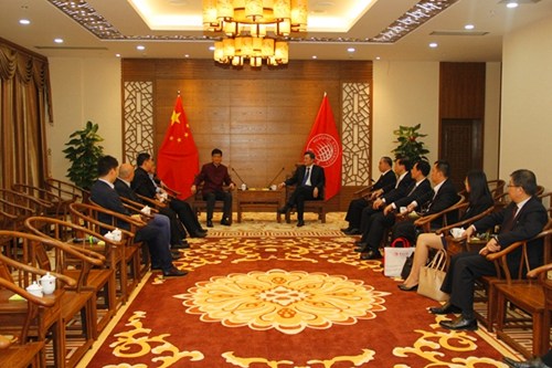 會(huì)見(jiàn)現(xiàn)場(chǎng)