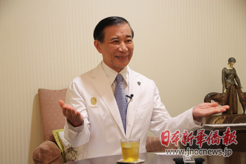 中國僑網(wǎng)白壁征夫,。(吳曉樂 攝)