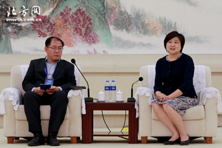 天津市僑辦主任周路會見馬來西亞檳城商貿(mào)代表團一行,。