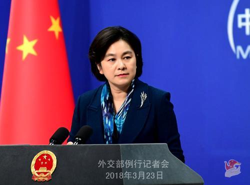 中國僑網(wǎng)外交部新聞發(fā)言人華春瑩。圖片來源:外交部網(wǎng)站。
