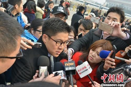 中國僑網(wǎng)資料圖:霍啟剛委員。中新社記者 滿會喬 攝
