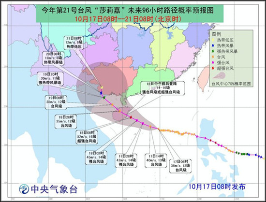 臺風路徑圖