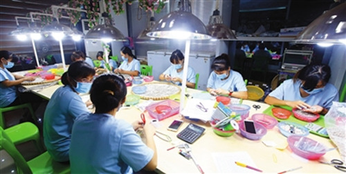 會(huì)文佛珠產(chǎn)業(yè)帶動(dòng)了當(dāng)?shù)乇姸嘭毨艟蜆I(yè)。