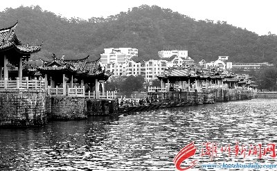 中國(guó)僑網(wǎng)《湘子橋的傳說(shuō)》中的湘子橋