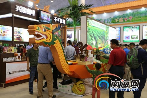 中國(guó)僑網(wǎng)萬(wàn)寧展館,。萬(wàn)寧市供圖