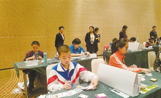 中國僑網(wǎng)陳政元在比賽中。