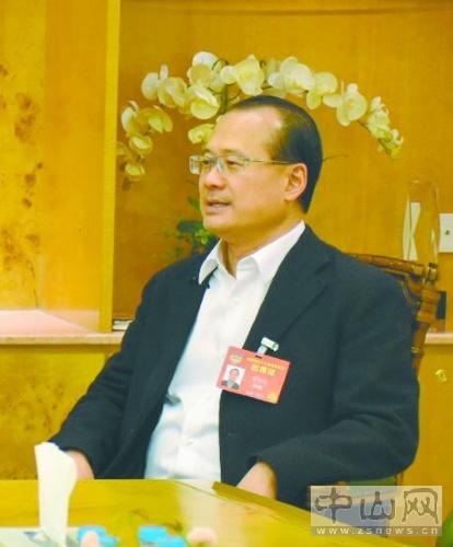 中國僑網(wǎng)蔡冠深。記者 黎旭升 攝