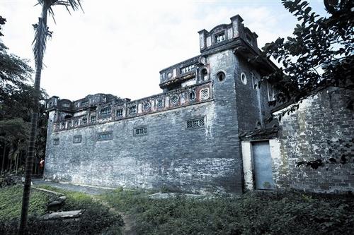 中國僑網(wǎng)蔡家大宅一角。(何以瑞 攝)