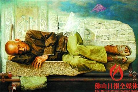 中國僑網(wǎng)梅勁旅作品《變幻的空間》,。/受訪者供圖