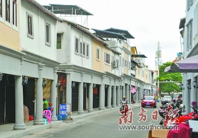 中國(guó)僑網(wǎng)改造后的梅州老城區(qū)泰康路。何森垚 攝