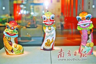 中國僑網(wǎng)現(xiàn)場展出的文創(chuàng)產(chǎn)品,。南方日報記者 戴嘉信 攝