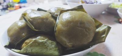 中國僑網 福州特有的“菠菠粿” 東南網記者 張立慶 攝