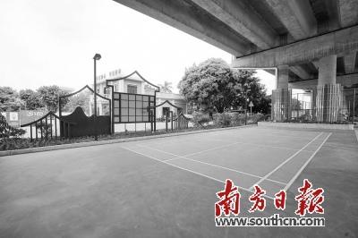 中國(guó)僑網(wǎng)順德陳村仙涌村廣明高速橋下空間被打造成市民公園,。 佛山市交通運(yùn)輸局供圖
