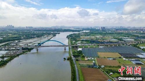 中國僑網(wǎng)佛山里水河兩岸 中建一局建設(shè)發(fā)展公司 供圖