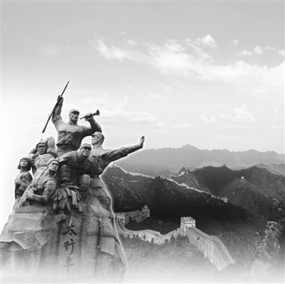 圖為抗戰(zhàn)雕塑,。來源:昵圖網(wǎng)