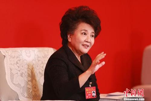 中國僑網(wǎng)10月23日,,中共十九大代表、國務(wù)院僑務(wù)辦公室主任裘援平在十九大新聞中心接受中外媒體集體采訪,。 中新社記者 盛佳鵬 攝