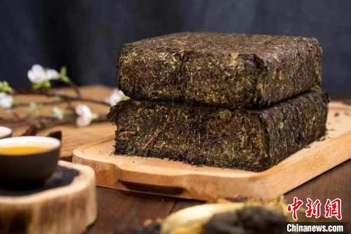 中國(guó)僑網(wǎng)圖為咸陽(yáng)茯茶,。(資料圖)