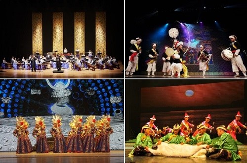 中國僑網(wǎng)資料圖片:韓中民族藝術(shù)表演,。(韓聯(lián)社)