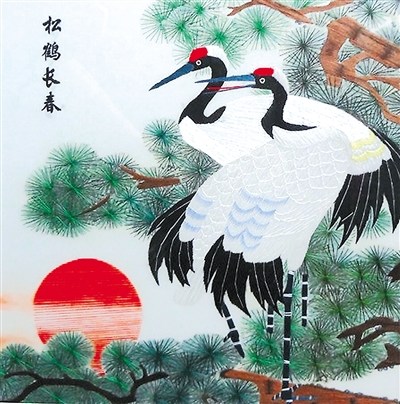 中國(guó)僑網(wǎng)刺繡作品,。