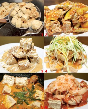 中國僑網(wǎng)1. 豆腐都必須新鮮,,隔天就得下鍋油炸了。2. 馬來西亞的風(fēng)味Rojak口味,,口感十足,。3. 不甜膩的芝士口味。4. 泰式口味讓人吃了一口又一口,。5. 麻辣湯配搭新鮮可口豆腐,,清爽十足。6. 店內(nèi)特制料理,,配搭腌制好的豆腐,,美味極了。(馬來西亞《光華日?qǐng)?bào)》)