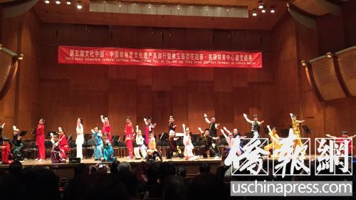 中國僑網(wǎng)新澤西州的各個族裔青少年表演武術博得觀眾喝彩,。(美國《僑報》/林菁 攝)