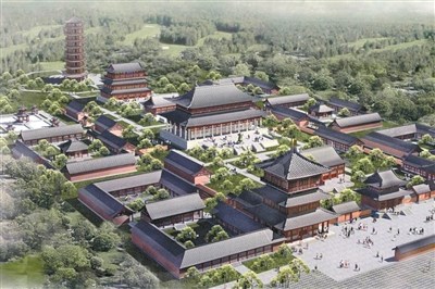 中國僑網(wǎng)少林寺澳大利亞分寺構(gòu)想圖,。