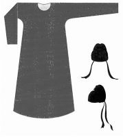 中國僑網(wǎng)唐代男子以幞頭袍衫為尚。唐代官吏的主要服飾為圓領(lǐng)窄袖袍衫。圓領(lǐng)小袖大約是受鮮卑風(fēng)的影響,。