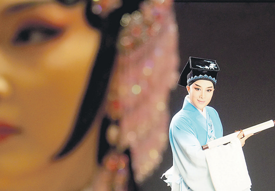 圖為《寇流蘭與杜麗娘》的彩排照。(《歐洲時(shí)報(bào)》英國(guó)版)