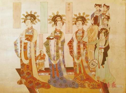沈永平此次展出的作品之一。(美國《僑報》資料圖)
