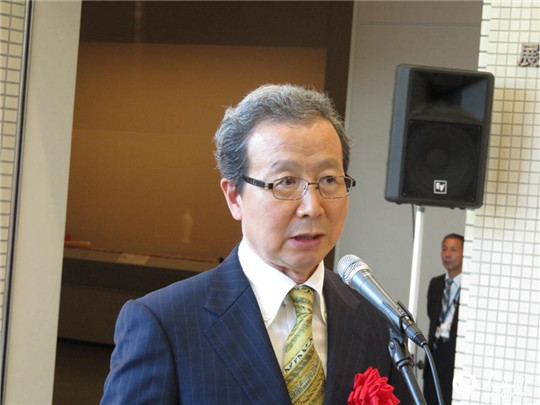 中華人民共和國(guó)大使館特命全權(quán)大使程永華在開幕式上致辭(圖片攝影:鄭瑾)