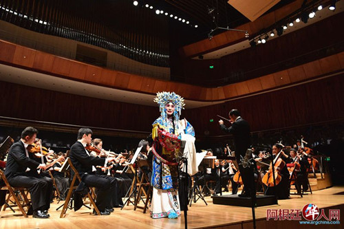 演出現(xiàn)場(chǎng),。(阿根廷華人網(wǎng)/柳軍