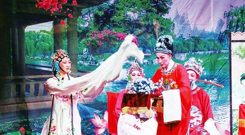 悉尼越劇團演出劇照——《打金枝》,。(澳洲《新快報》資料圖)
