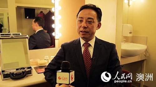 于魁智接受人民網(wǎng)記者專訪(許夢怡