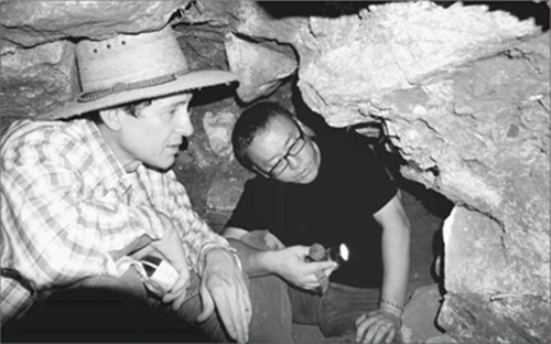 李新偉在科潘遺址考古現(xiàn)場,。(資料圖片)