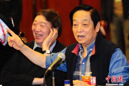 中國(guó)僑網(wǎng)資料圖 韓美林,。中新社記者 李學(xué)仕 攝