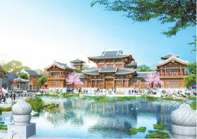中國僑網(wǎng)為保護(hù)傳承歷史文化資源,洛陽老城區(qū)推動實施了古城保護(hù)與整治項目。該項目一期洛陽文峰塔非遺文化產(chǎn)業(yè)園即將于牡丹文化節(jié)期間亮相,,屆時一個蘊含濃厚歷史文化韻味,,又朝氣蓬勃、充滿現(xiàn)代氣息的新老城將驚艷眾人,。圖為文峰塔園區(qū)湖面效果圖,。記者李曼文圖
