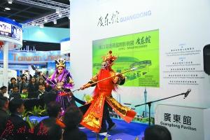 中國僑網(wǎng)廣東館,、廣州館亮相香港國際影視展?! V州日報全媒體記者王維宣攝